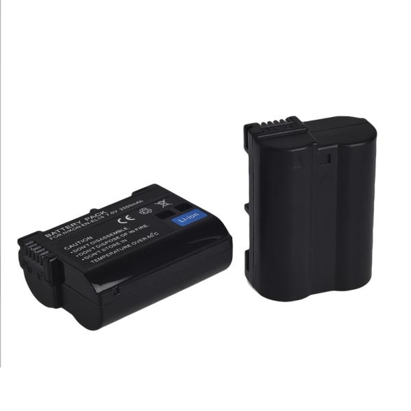 EN-EL15 Batteri till Nikon V1 D7000 D7100 D800 D800E D750 Etc Svart