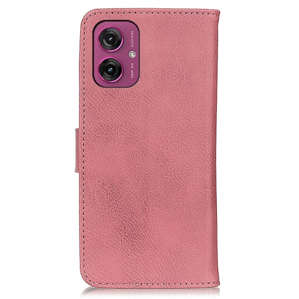 KHAZNEH Motorola Moto G55 Lommebok-deksel - Pink Pink