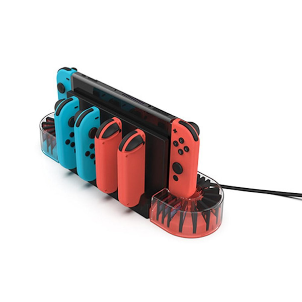 Kompatibel med Nintendo Switch Switch OLED-opladningsstativ Opladningsdock-holder White