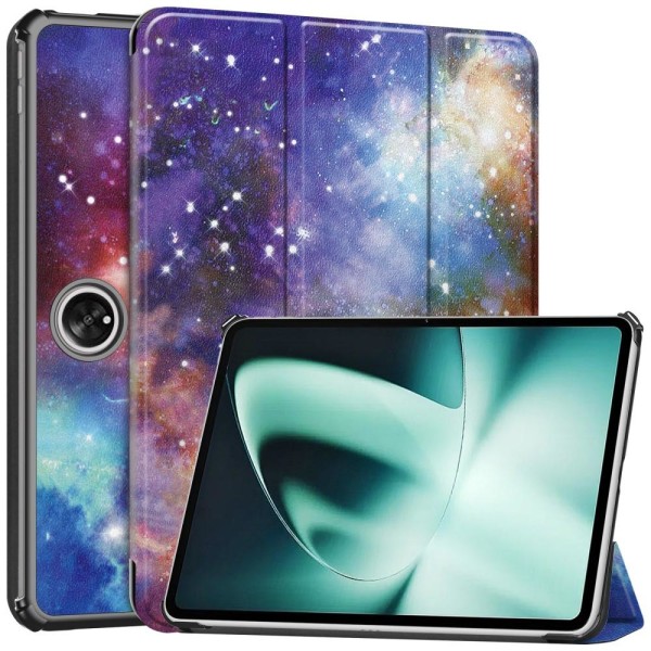 Til OnePlus Pad Trifold Stand Tabletcover-etui - Starry Sky Multicolor