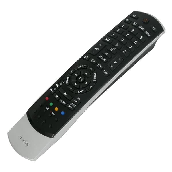Fjernkontrollerstatning for CT-90405 For Toshiba TV Black