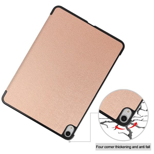 Till iPad Air 13 (2024) Slim fit tri-fold fodral - RoseGold Rosa guld