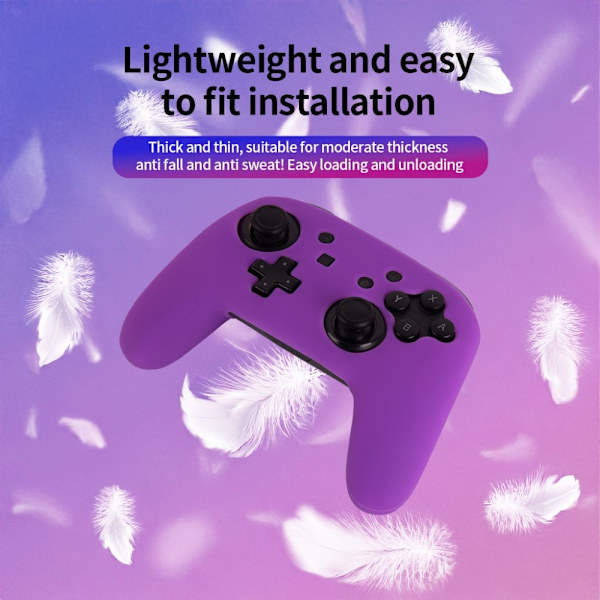 Kompatibel med Nintendo Switch Pro Controller Case Silikon - Rød Red