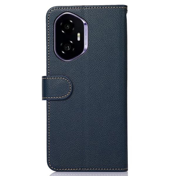 KHAZNEH Honor 400 5G Lommebok-deksel Blå/Brun Blue