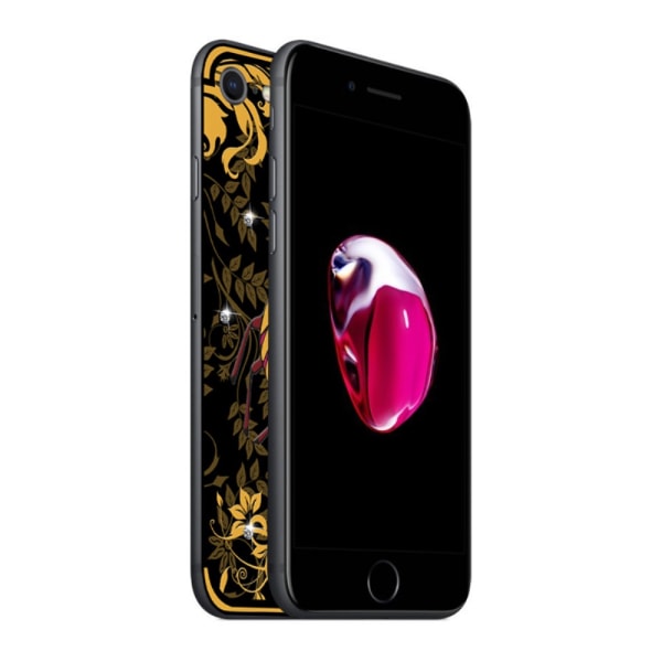 NXE Insect Pattern Diamante TPU Case for iPhone 8 Plus / 7 Plus - Yellow Cicada Multicolor