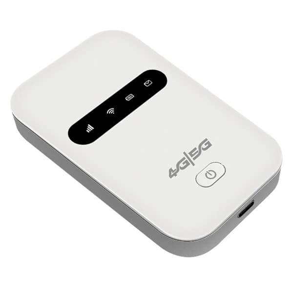 M26-E eurasisk versjon WiFi mobilruter 4G trådløs støtter tilkobling til 10 enheter White