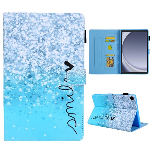 Samsung Galaxy Tab A9 Flip Stand Case PU Leather Pattern Tablet Cover Multicolor