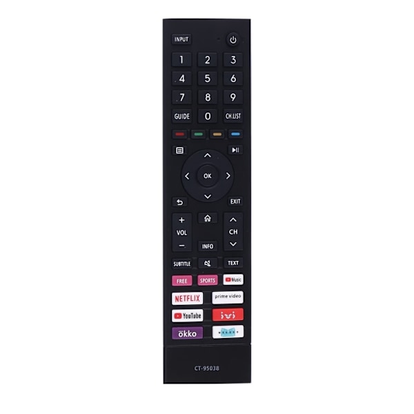 TV fjernbetjening Erstatning for CT-95038 Til TOSHIBA TV Black