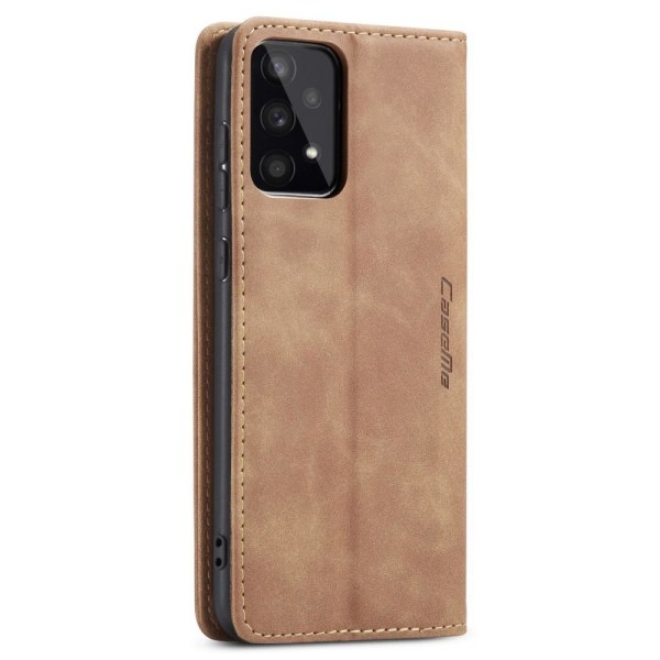 CASEME Retro Wallet Case for Samsung Galaxy A33 5G - Brown Brown