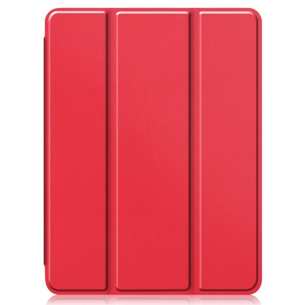 For iPad Pro 11 2021 Tri-fold Stand Tablet Case Cover - Red Red
