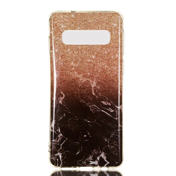 Marble Pattern IMD TPU Soft Back Case for Samsung Galaxy S10 - Style B Multicolor