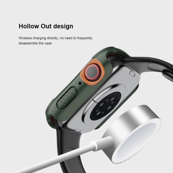 NILLKIN Apple Watch Series 4/5/6/SE 40 mm beskyttelse med fuld d Green