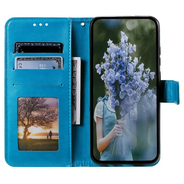 For Xiaomi Redmi A5 4G / Poco C71 4G Stativdeksel Totem Lommebokdeksel - Blå Blue