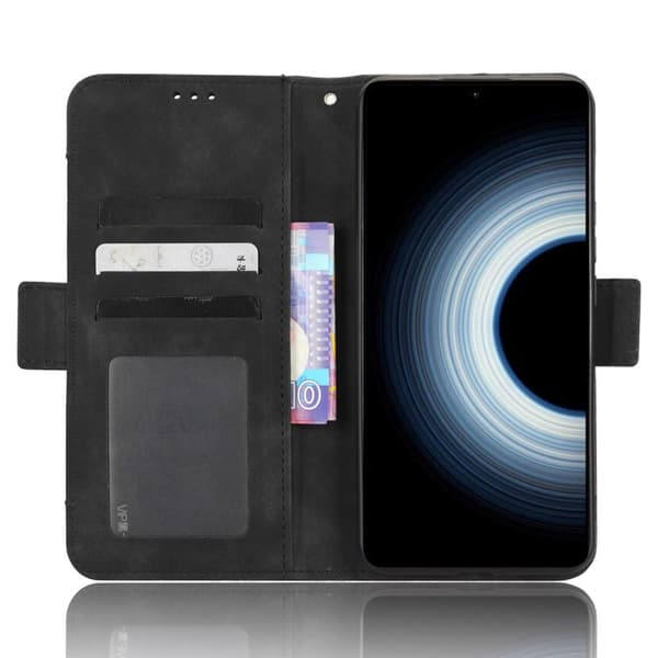 Lommebok - deksel til Xiaomi 12T Pro/12T - Svart Black