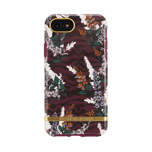 Richmond & Finch case to IPhone 8/7/6/SE - Floral Zebra Red