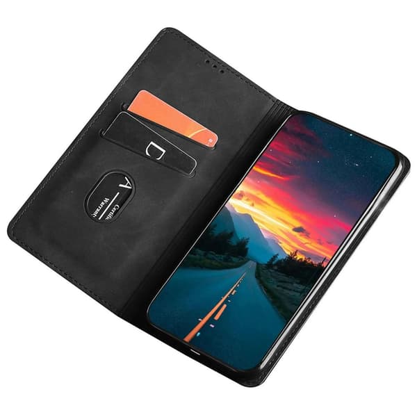 Xiaomi Redmi A1 4G Skin - touch Feeling Magnetisk telefonetui Black