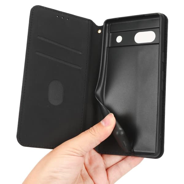 Rhombus tegnebog taske til Google Pixel 7a - Sort Black