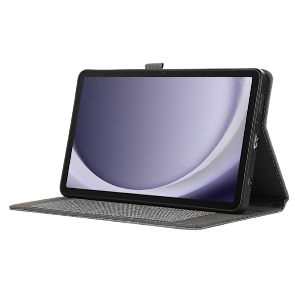 Samsung Galaxy Tab A9+ Tabletetui Dækstofstruktur Grey