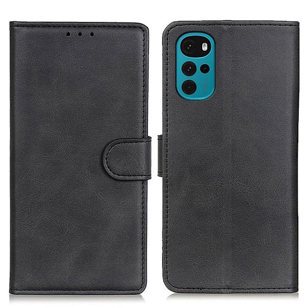 Vintage Lommebok-deksel Motorola Moto G22/Moto E32s 4G - Svart Black