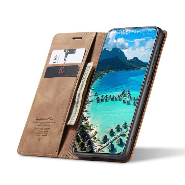 CASEME Retro lompakkokotelo Xiaomi Mi 11 - Ruskea Brown