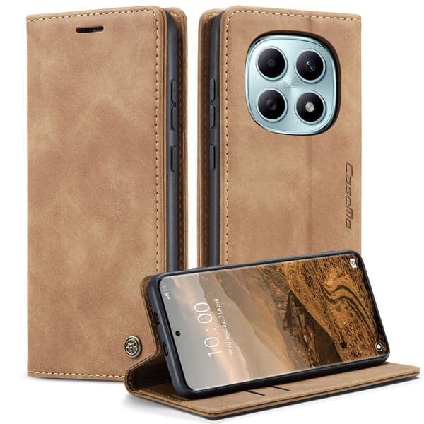 CASEME Plånboksfodral Xiaomi Redmi Note 15 / Xiaomi Poco M8 5G - Brun Brun