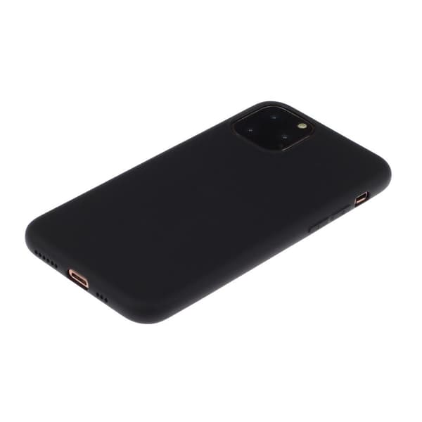 For iPhone 15 Pro Slim Fit TPU Phone Case Soft back Cover - Black Black
