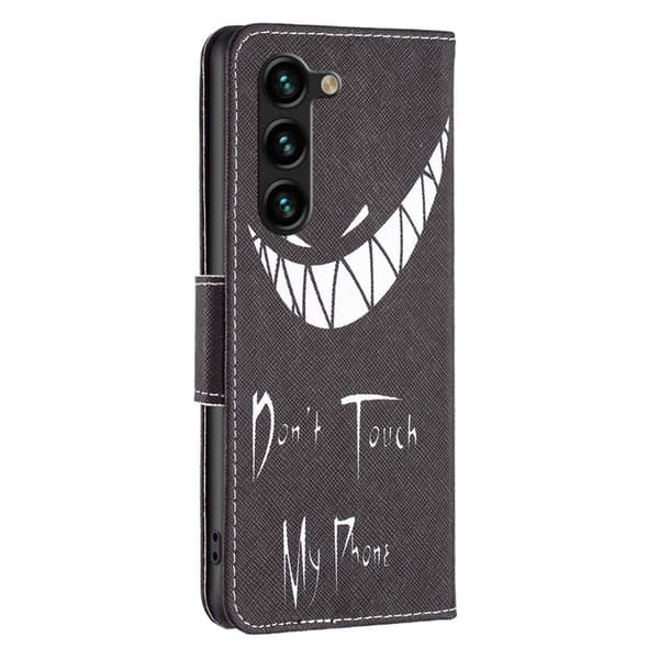 Til Samsung Galaxy S24+ tegnebogstativetui mønstertelefoncover Multicolor