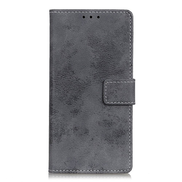 Retro Vintage Lommebok - deksel til Pixel 6A - Grå Grey