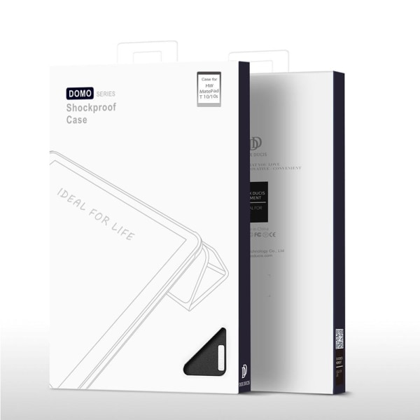 DUX DUCIS Huawei MatePad T10 / T10s kolminkertainen case Black