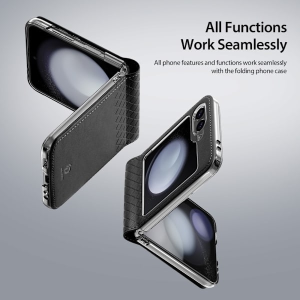 DUX DUCIS Bril Series för Samsung Galaxy Z Flip6 5G Skal Fodral - Svart Svart