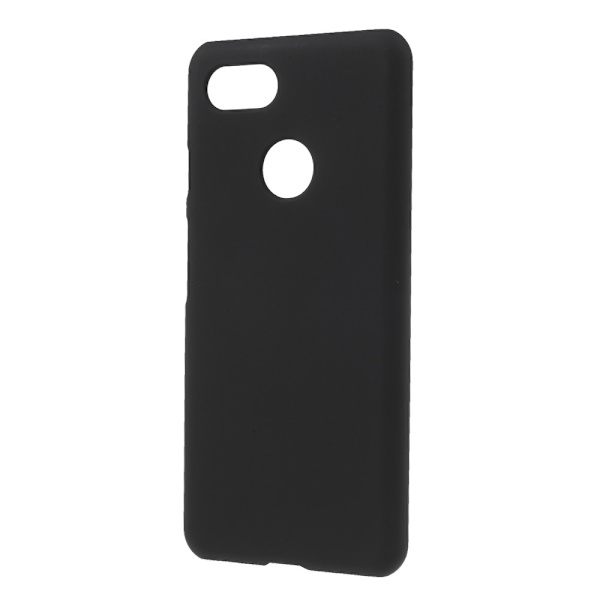 Rubberized Hard Plastic Cover for Google Pixel 3 - Black Black