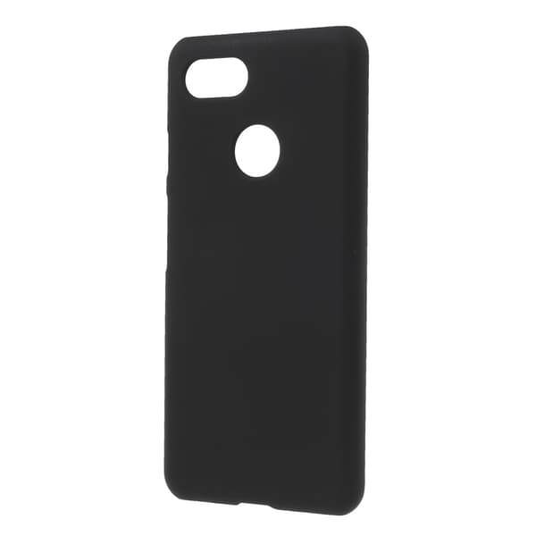 Rubberized Hard Plastic Kansi - Google Pixel 3 - Musta Black