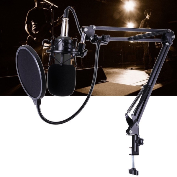 Studio Live Streaming Broadcasting Tallennus Mikrofoniteline Black