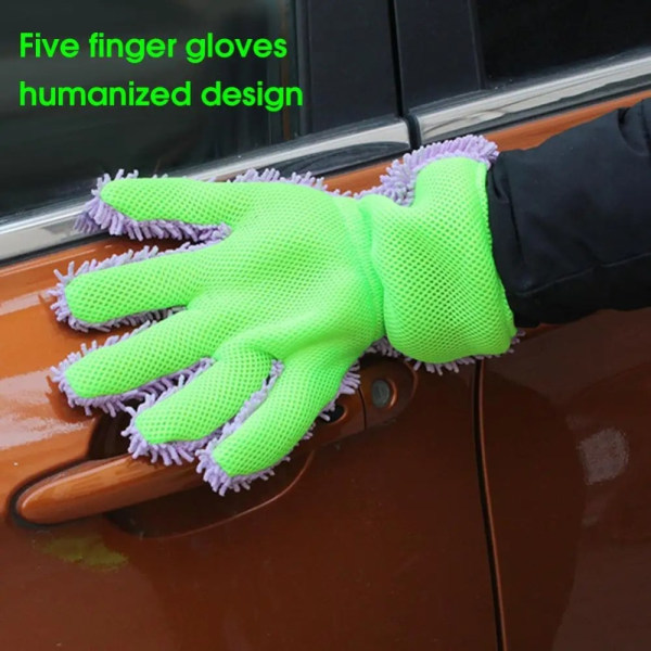 Tvätta bilen smidigt Handske Biltvätt Rengöra Bilen Grön