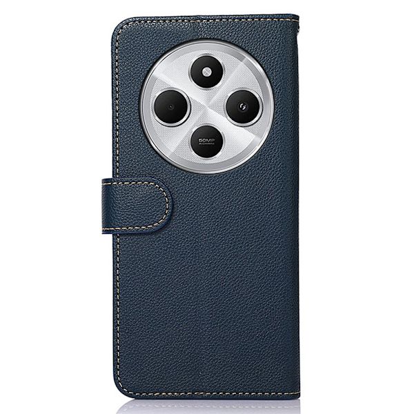 KHAZNEH Plånboksfodral till Xiaomi Redmi 14C - Blå/Brun Blå