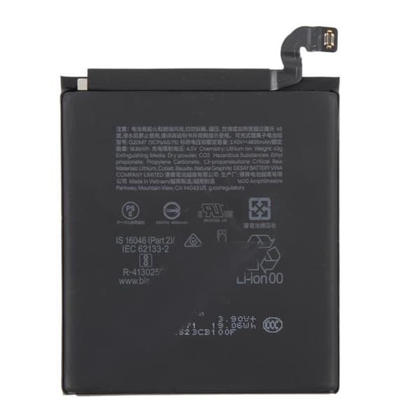 Batteri for Google Pixel 10 3.90V 4835mAh Li-Polymer G20M7 Black