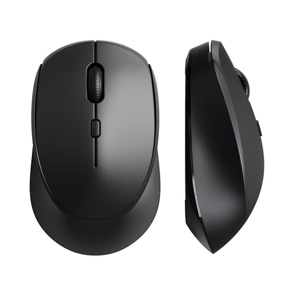 Computermus Trådløs Mus DUX DUCIS DM Series 4D 2.4G 1600 DPI Til Bærbar Computer Black