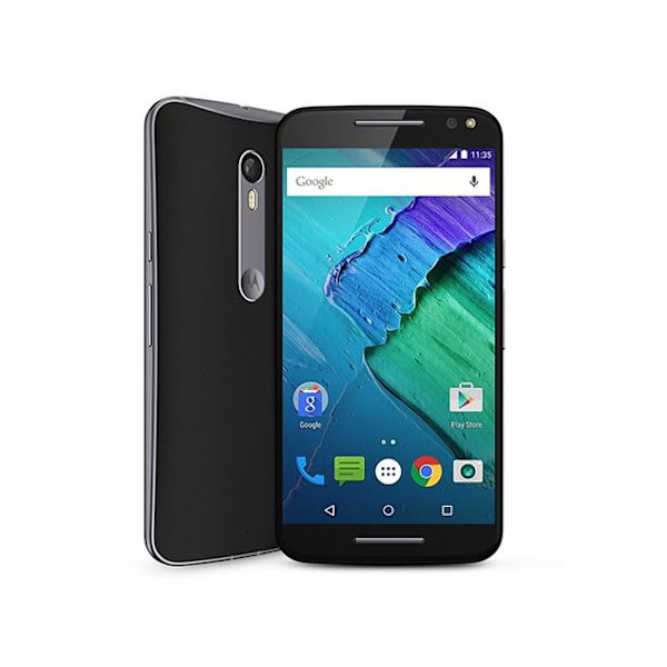 2 stk Skjermbeskyttelse Motorola Moto X Style + Pusseklut Transparent