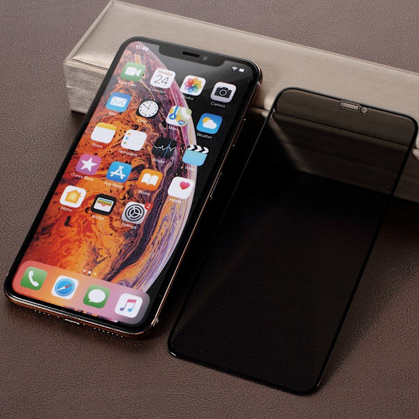 Insynsskydd / Privacy Härdat glas till Iphone X / XS Transparent