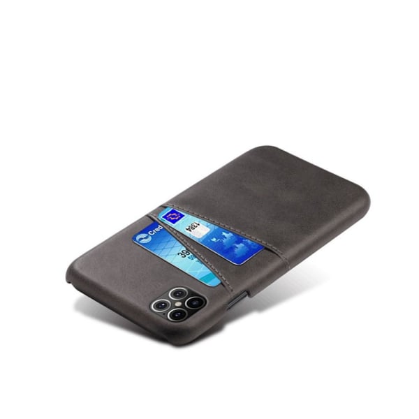 KSQ-kotelo korttipaikalla iPhone 12 Pro Maxille Black