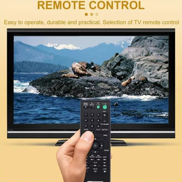 Fjärrkontroll Ersättning för RMT-D197A För Sony DVD Svart