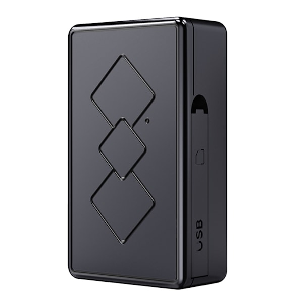 Global GPS Tracker Anti Lost 3D Street View Locator med intelligenta varningar Svart