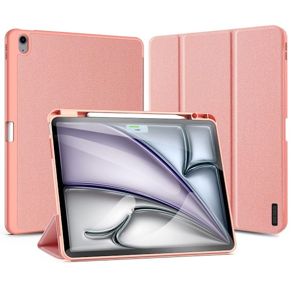 DUX DUCIS Domo iPad Air 13 (2024) Trefoldet stativ - Pink Pink