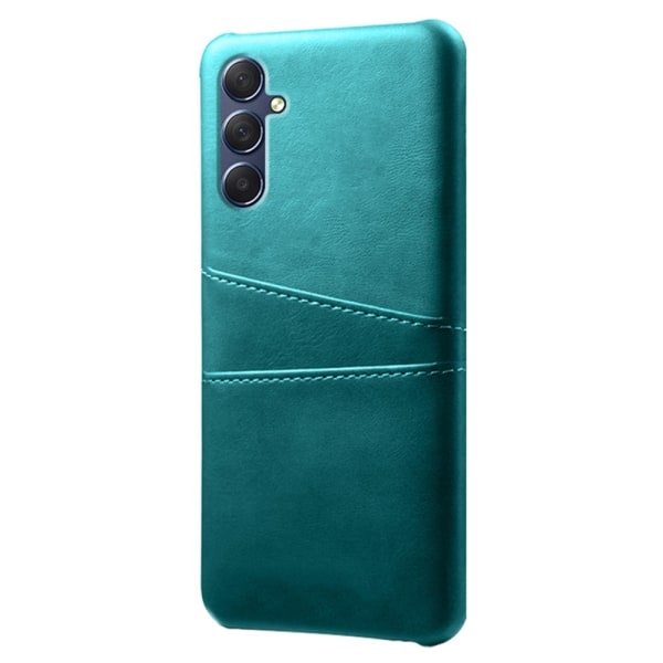 Samsung Galaxy A15 KSQ Hard Case med PU-Lærbelegg Green