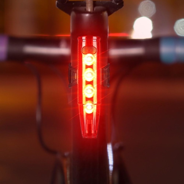 WEST BIKING Cykellaser baglygte Bremseinduktionslampe Red
