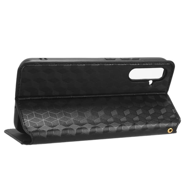 Rhombus tegnebog taske til Samsung Galaxy A34 5G - Sort Black