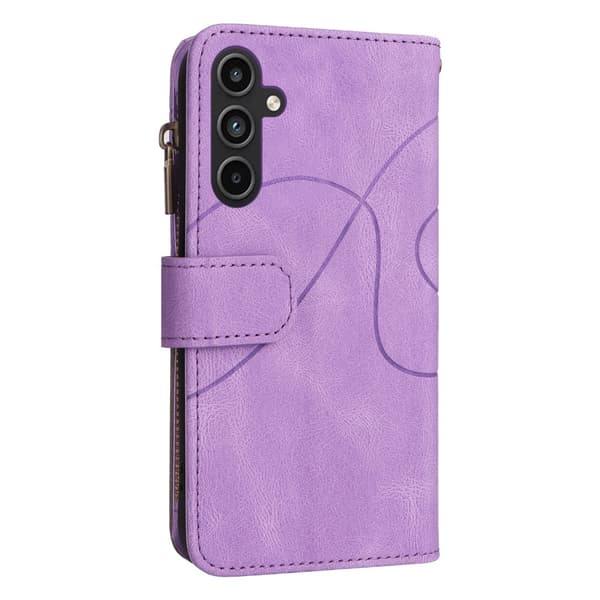KT multifunktions - serie - 5 til Samsung Galaxy A15 telefonetui Purple