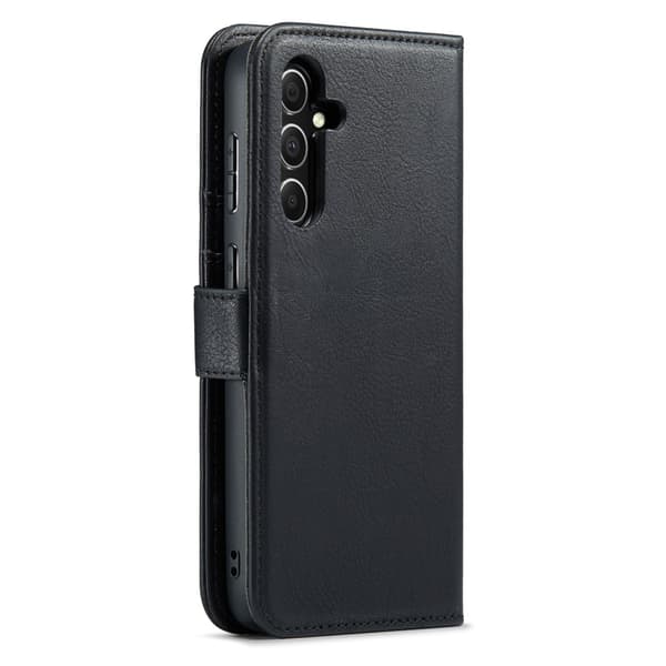 Till Samsung Galaxy A16 DG.MING 2 i 1 Plånboksfodral Svart