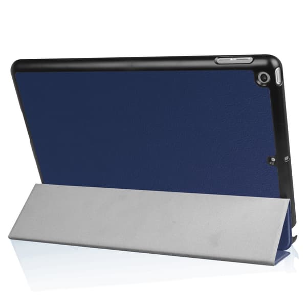 iPad 9.7" (2017/2018) Slim Fit Trifoldbart deksel - Mørkeblå Dark blue