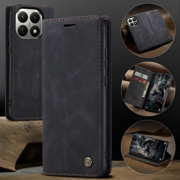 CASEME Retro Pung Taske til Xiaomi 15T - Sort Black